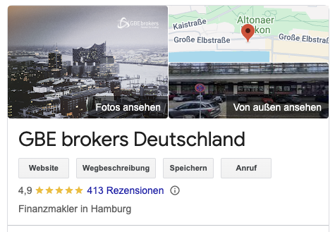 GBE brokers Bewertungen