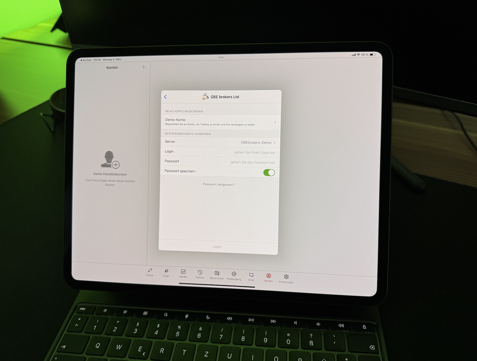 MetaTrader: Der Investor-Login (verwechslungsgefahr)