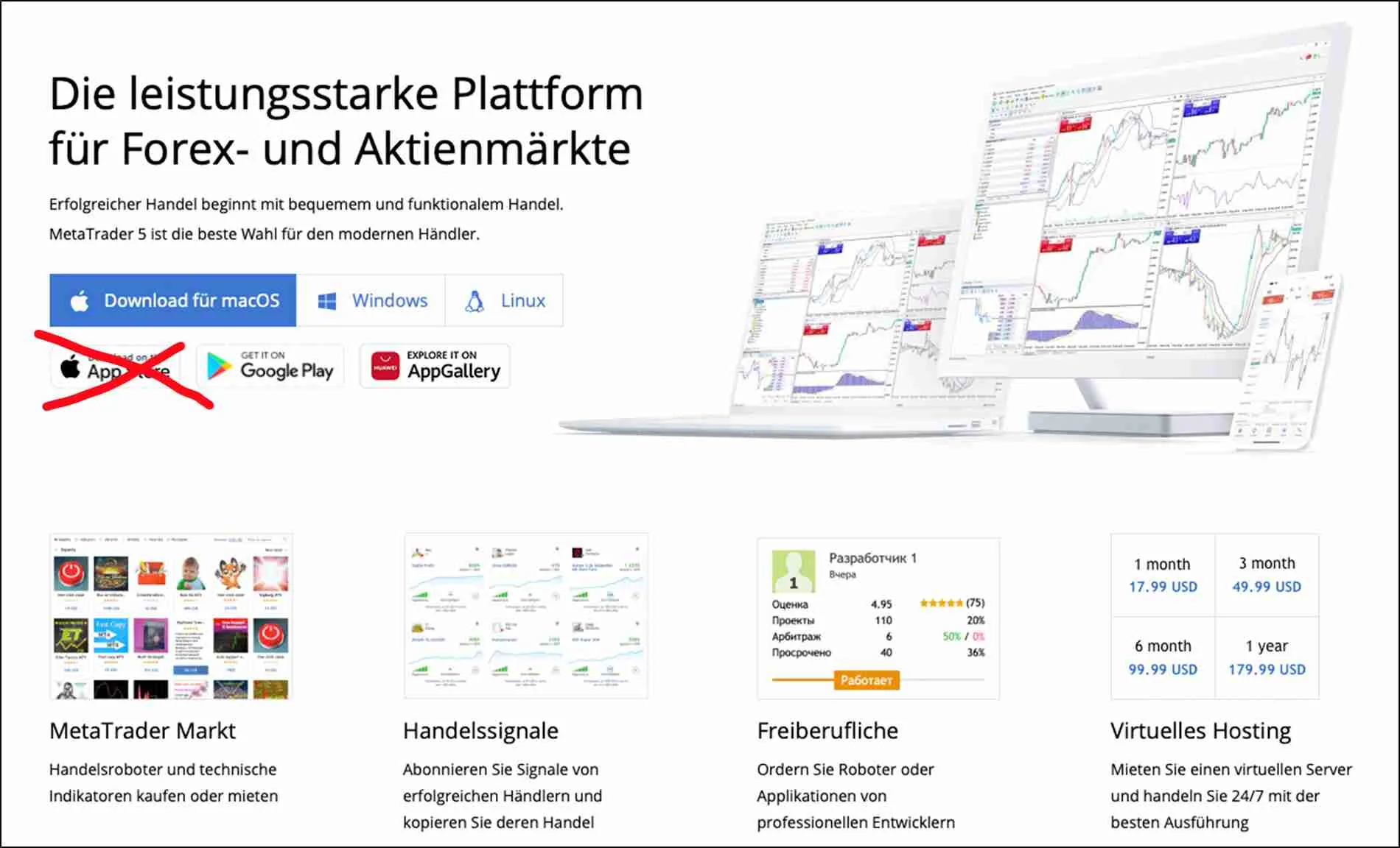 MetaTrader-App nicht mehr im App Store (inkl. Lösung)