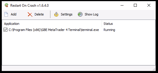 Restart on Crash für den MetaTrader